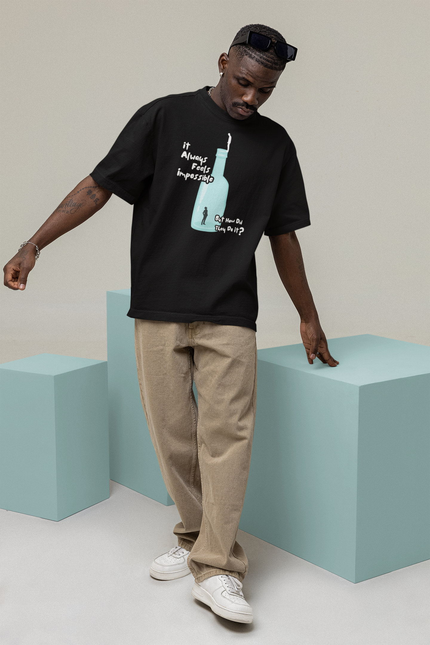 It Always Feels Impossible Oversize T-shirt