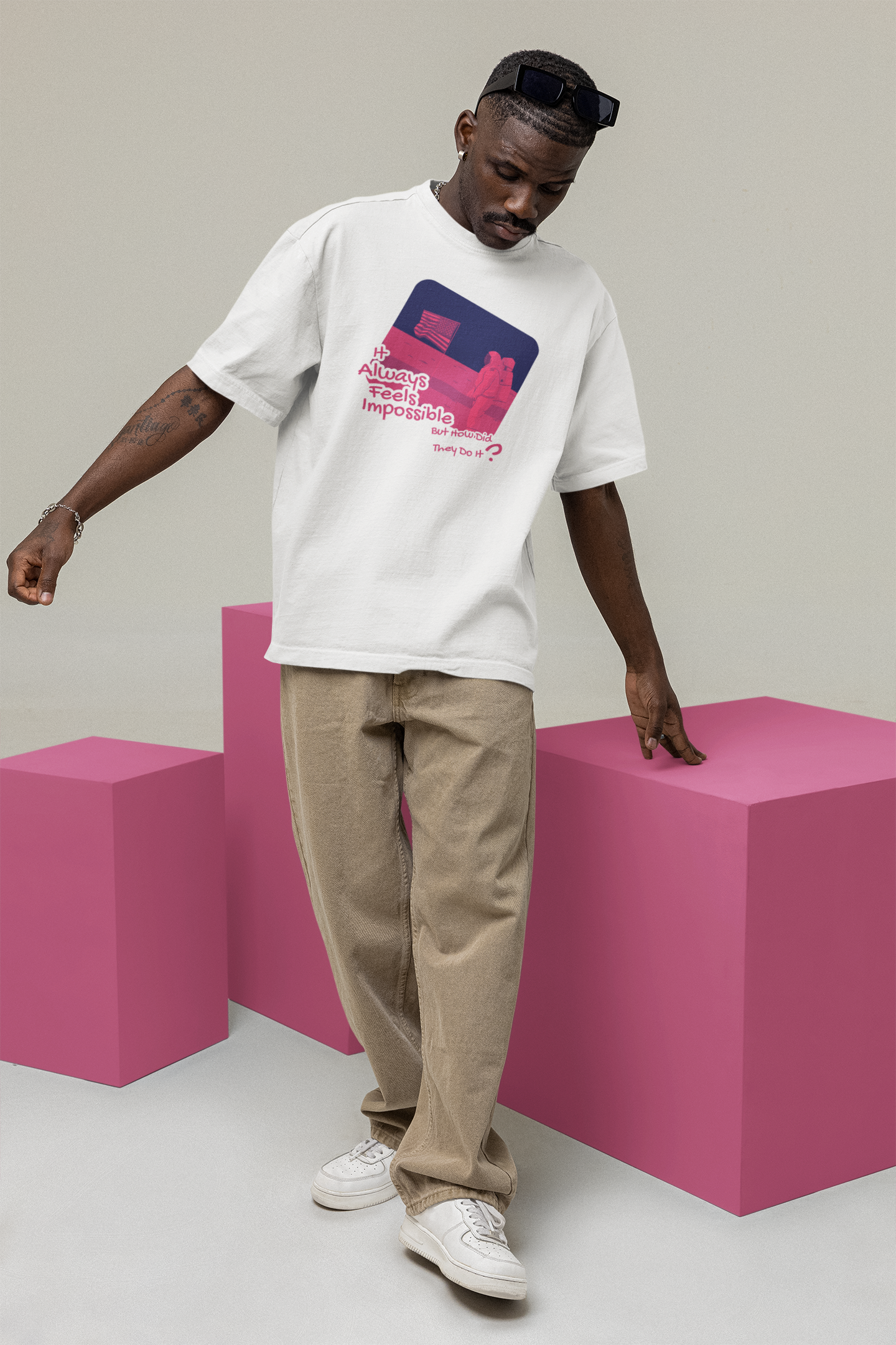 It Always Feels Impossible Oversize T-shirt