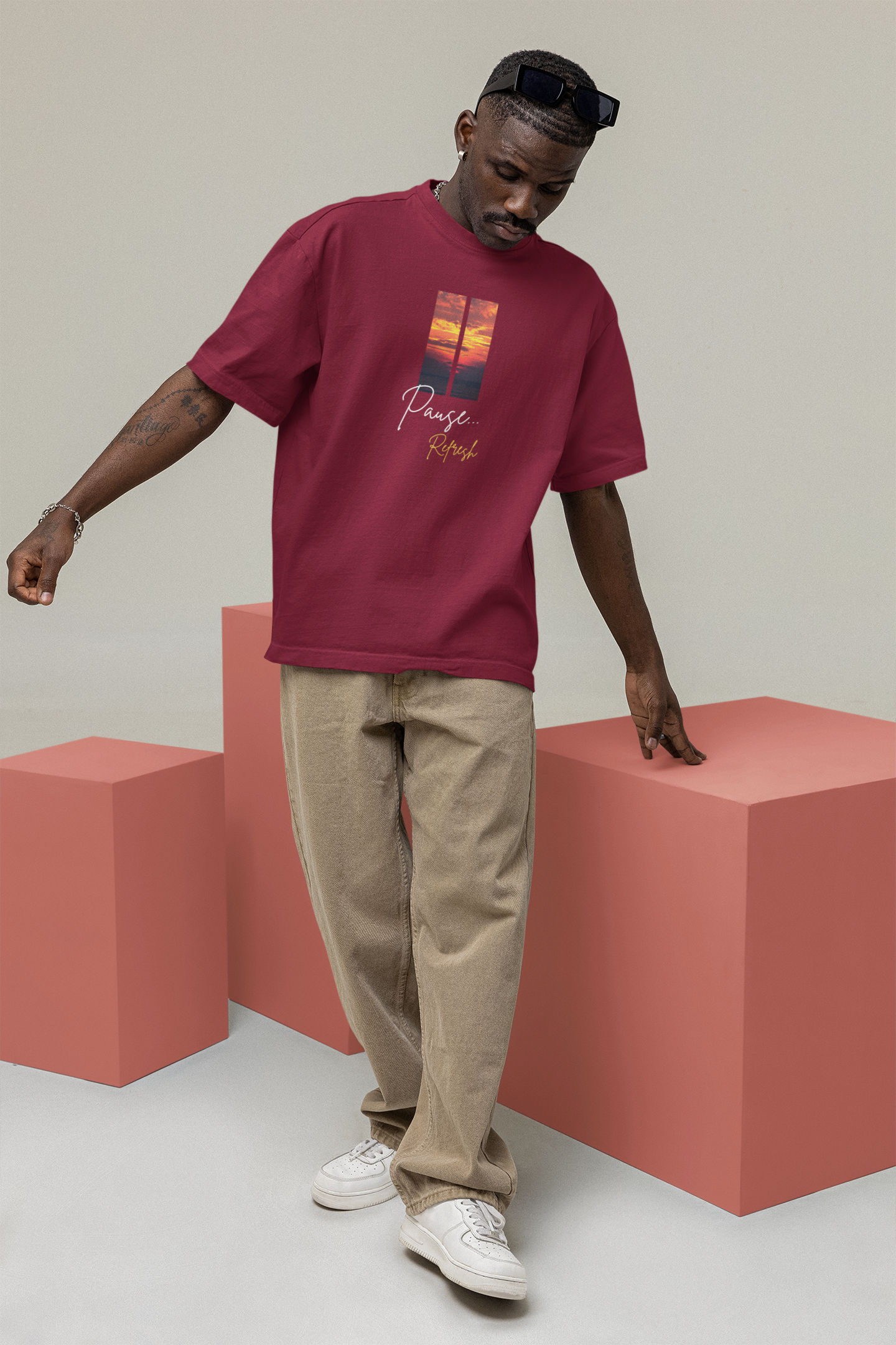 Pause Refresh Oversize T-shirt