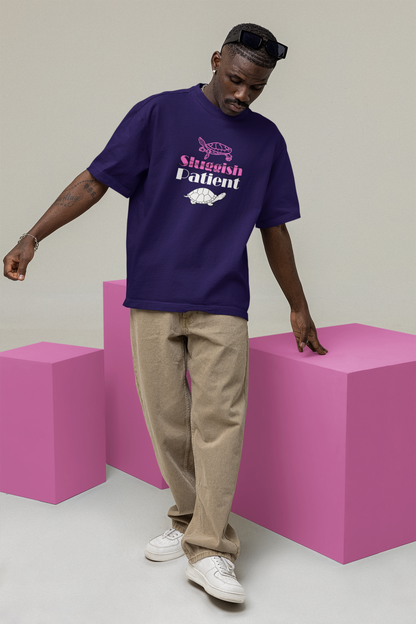 Not Lazy, Efficient Oversize T-shirt
