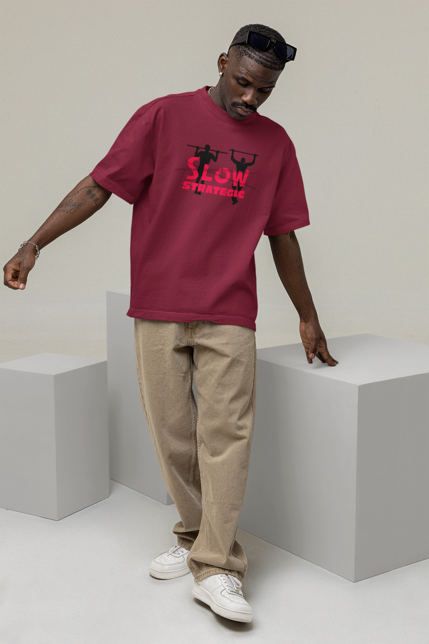 Not Lazy, Efficient Oversize T-shirt