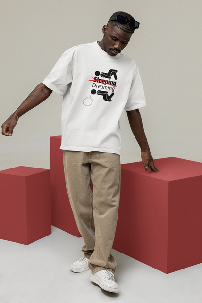 Not Lazy, Efficient Oversize T-shirt