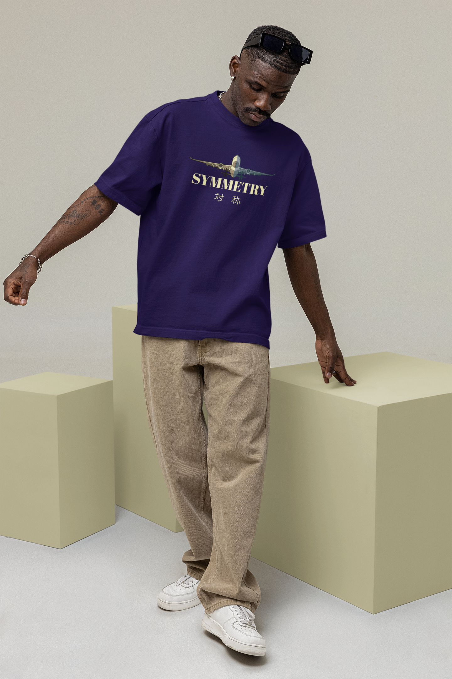 対称 Symmetry Oversize T-shirt