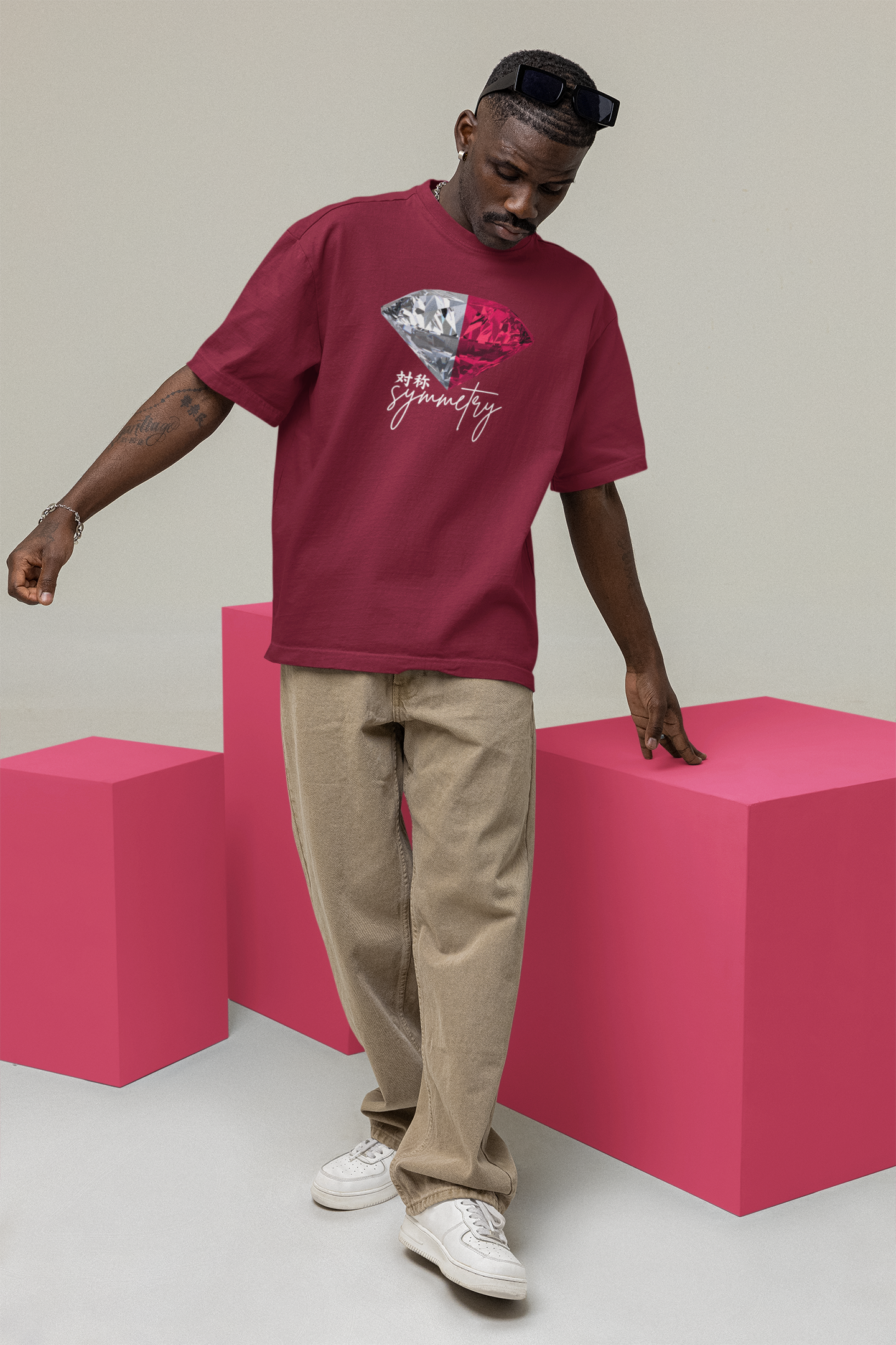 対称 Symmetry Oversize T-shirt