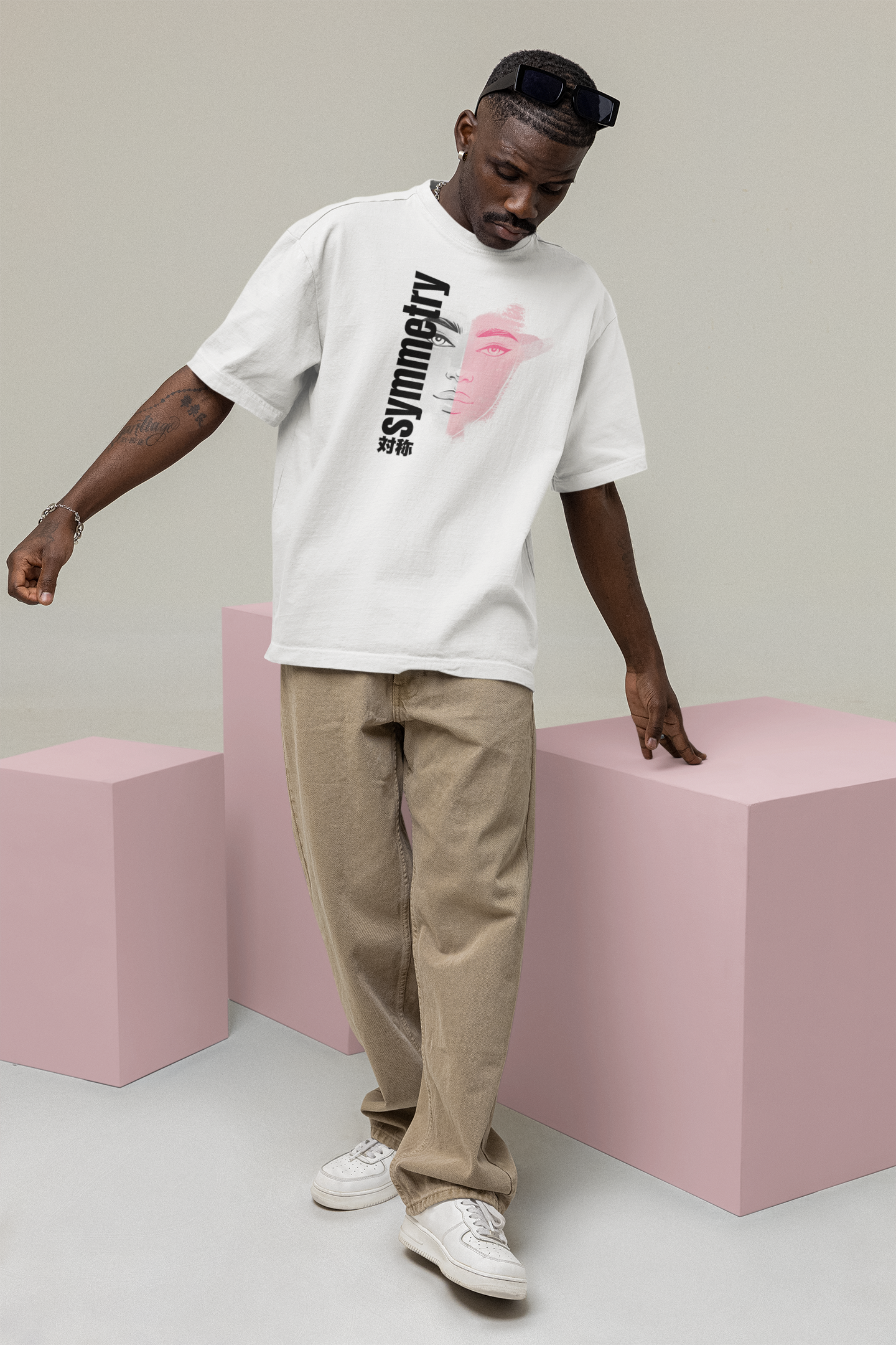対称 Symmetry Oversize T-shirt