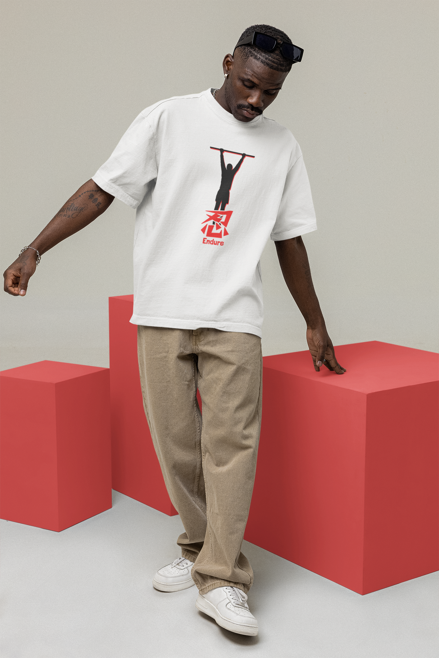忍 Endure Oversize T-shirt