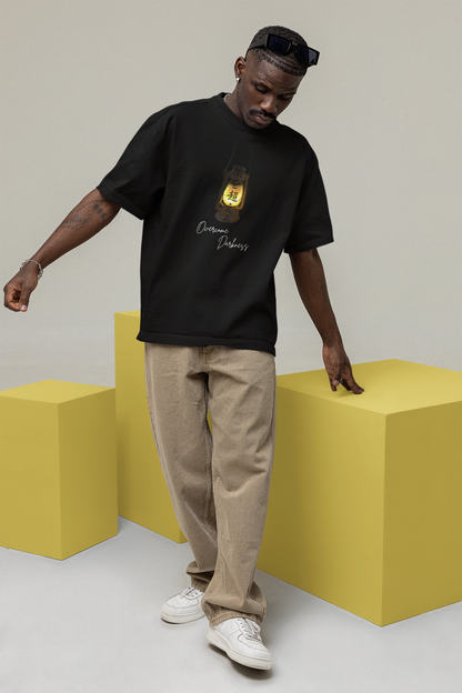闇を超える Overcome the Darkness Oversize T-shirt