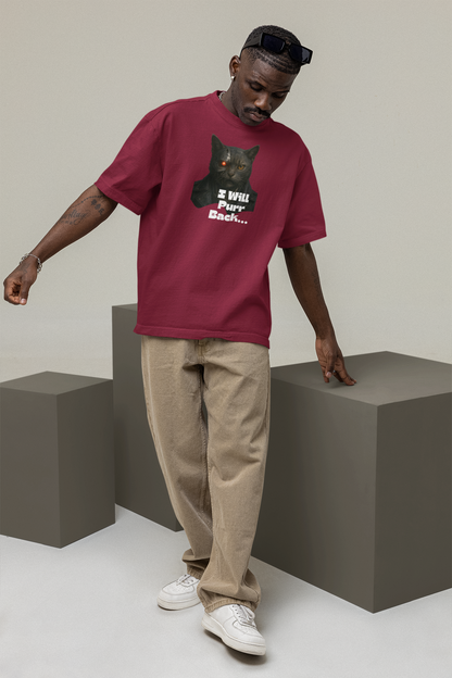 I Will Purr Back Oversize T-shirt