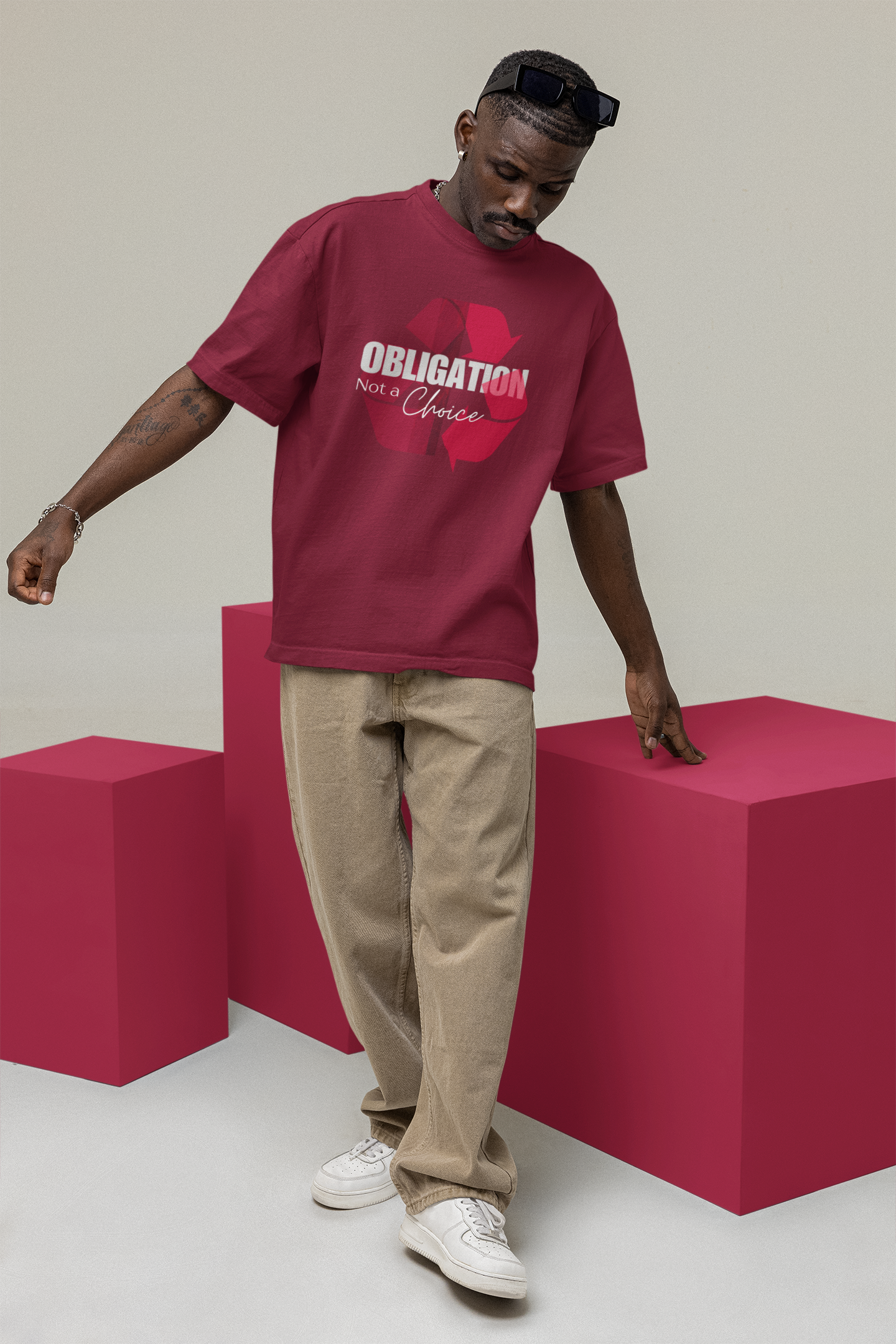 Obligation Not a Choice Oversize T-shirt