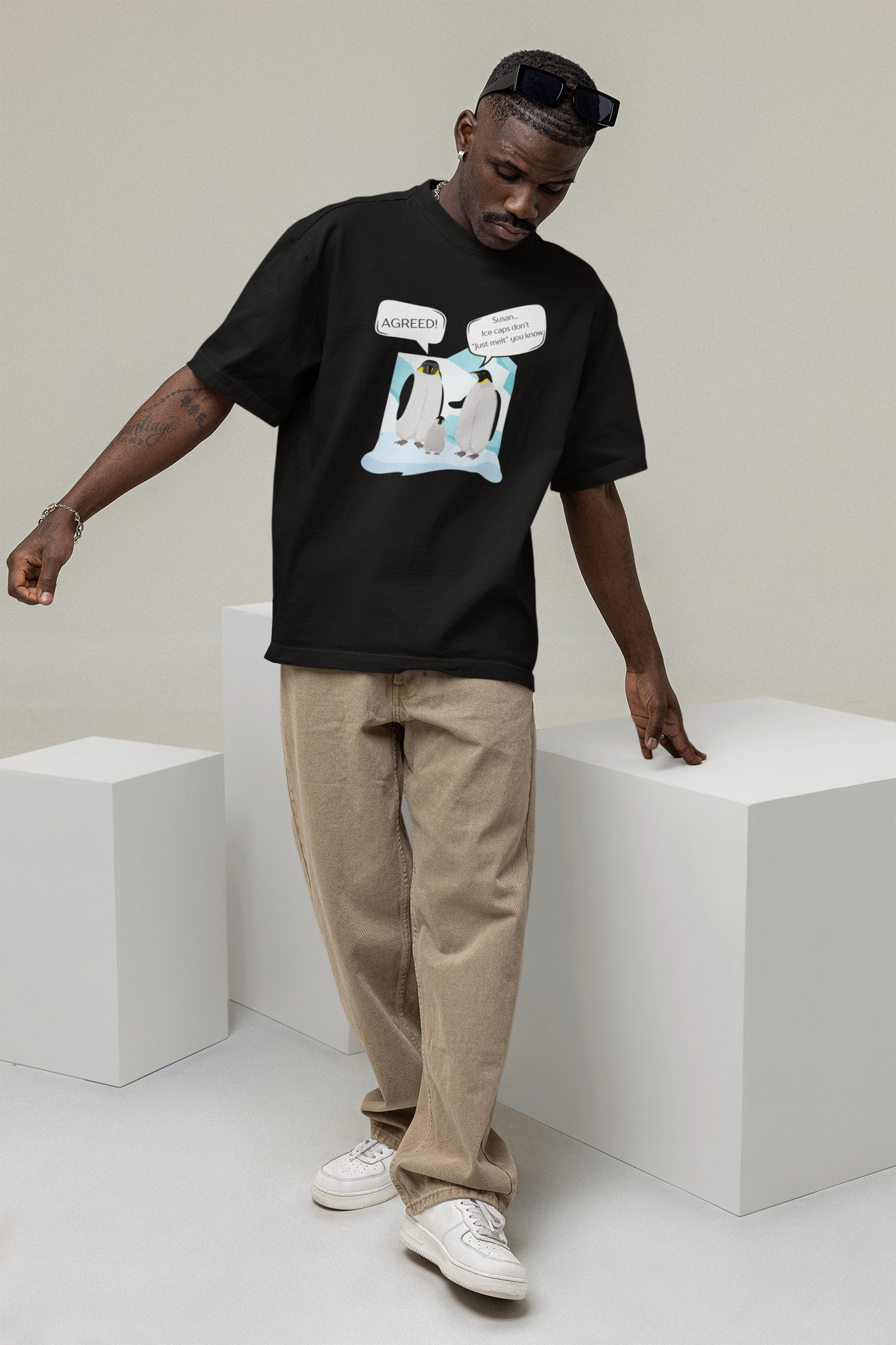 Ice Caps Don't Just Melt Oversize T-shirt