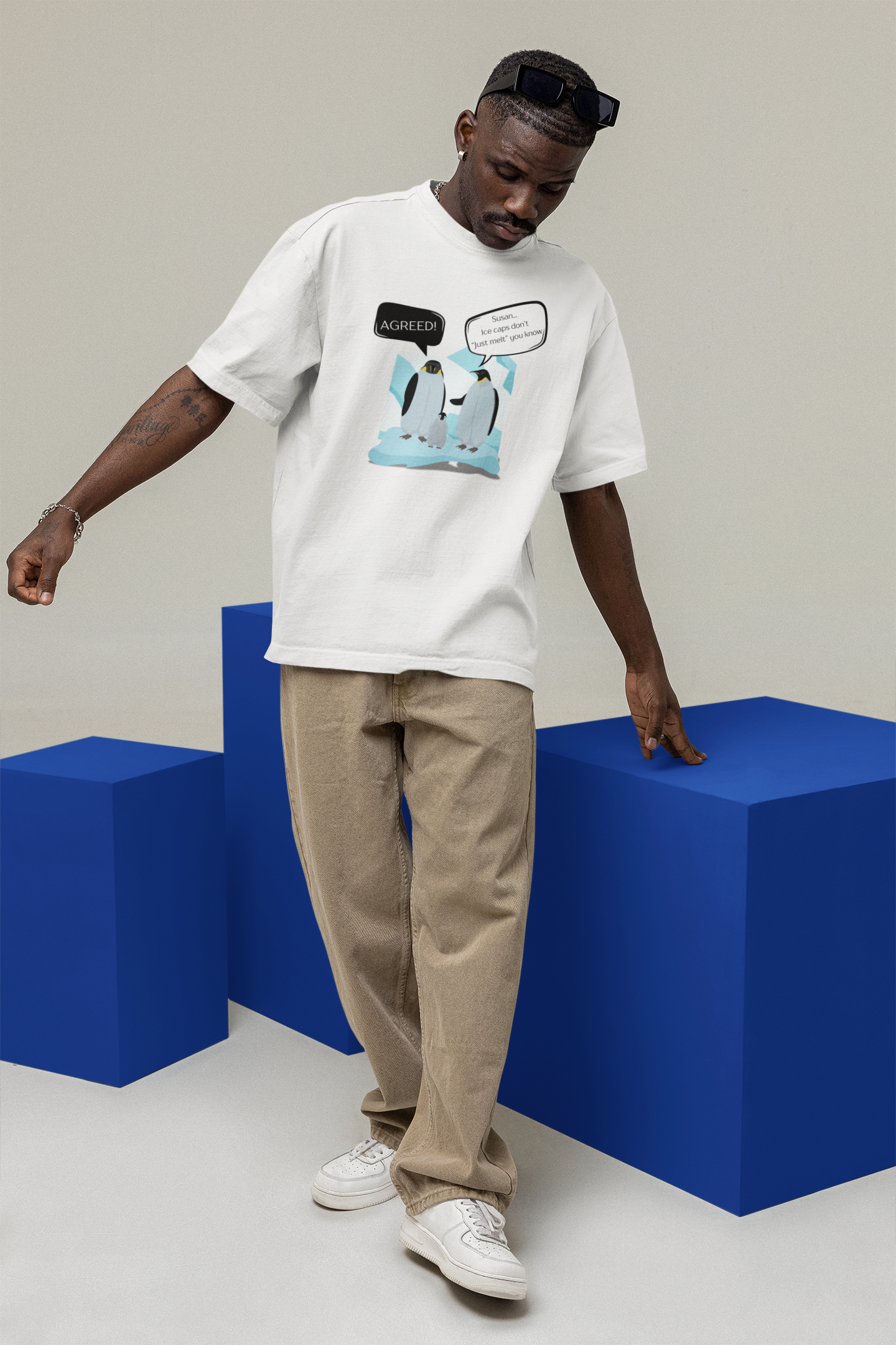 Ice Caps Don't Just Melt Oversize T-shirt