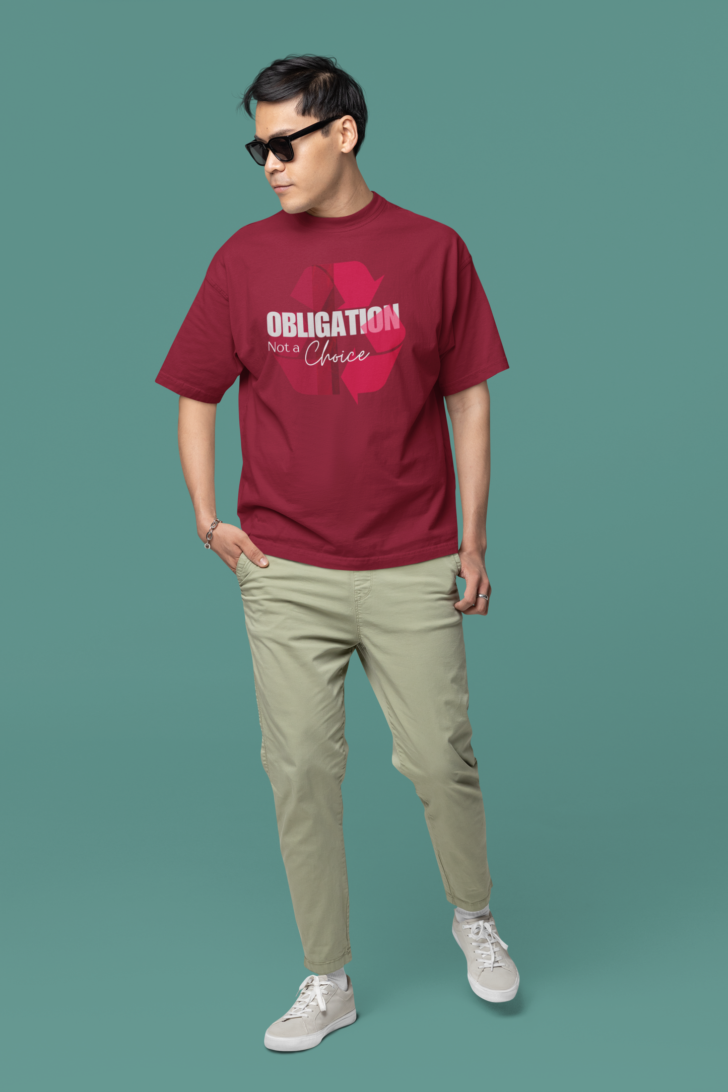 Obligation Not a Choice Oversize T-shirt