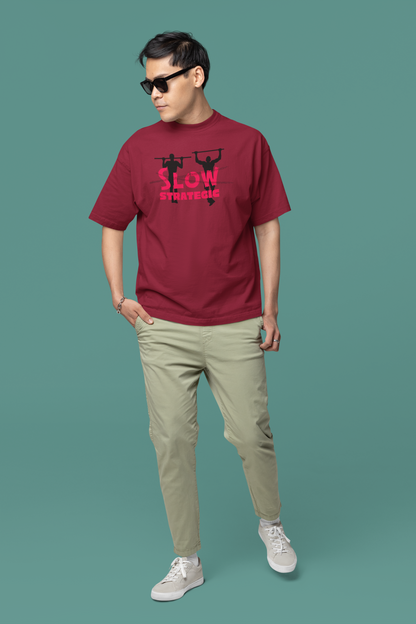 Not Lazy, Efficient Oversize T-shirt