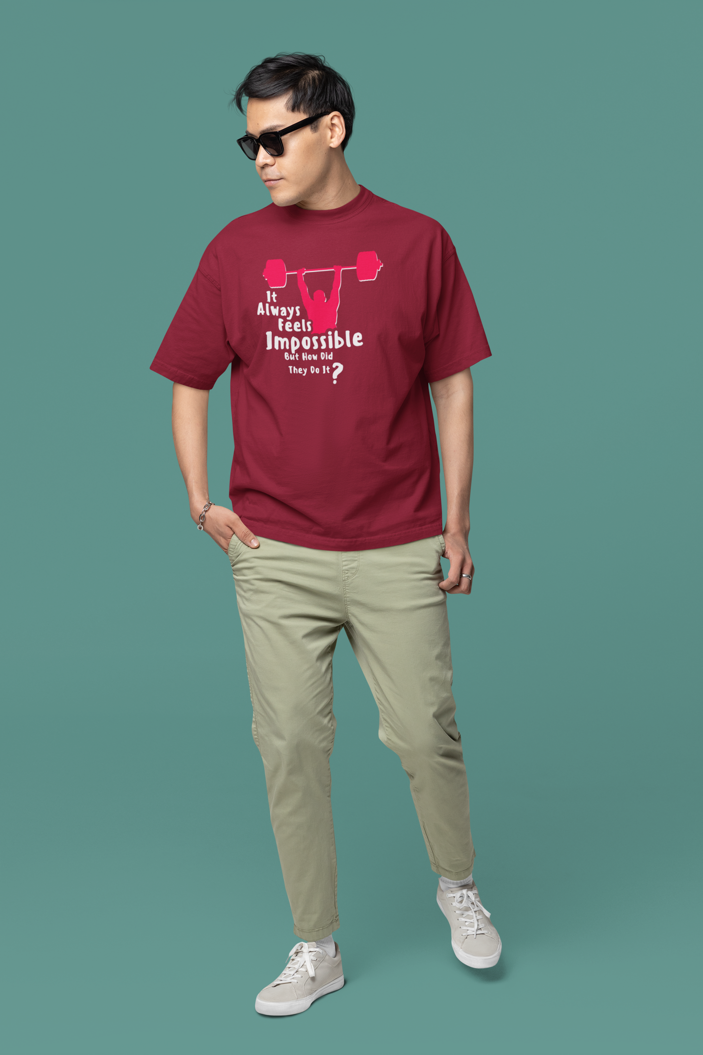 It Always Feels Impossible Oversize T-shirt