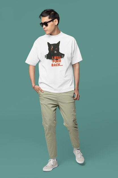 I Will Purr Back Oversize T-shirt