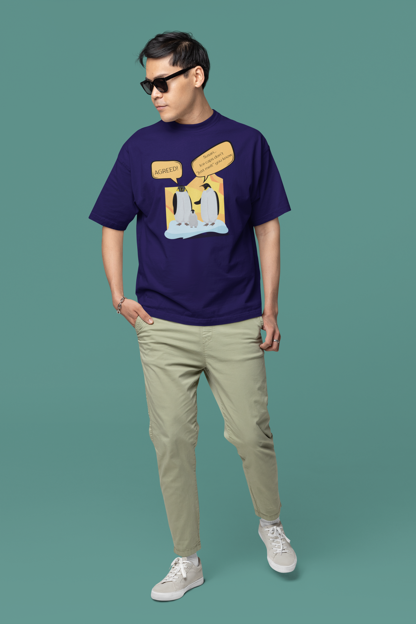 Ice Caps Don't Just Melt Oversize T-shirt