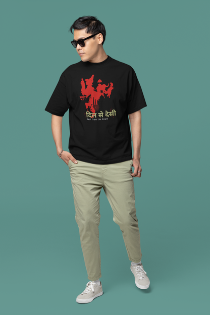 Desi from the Heart Oversize T-shirt