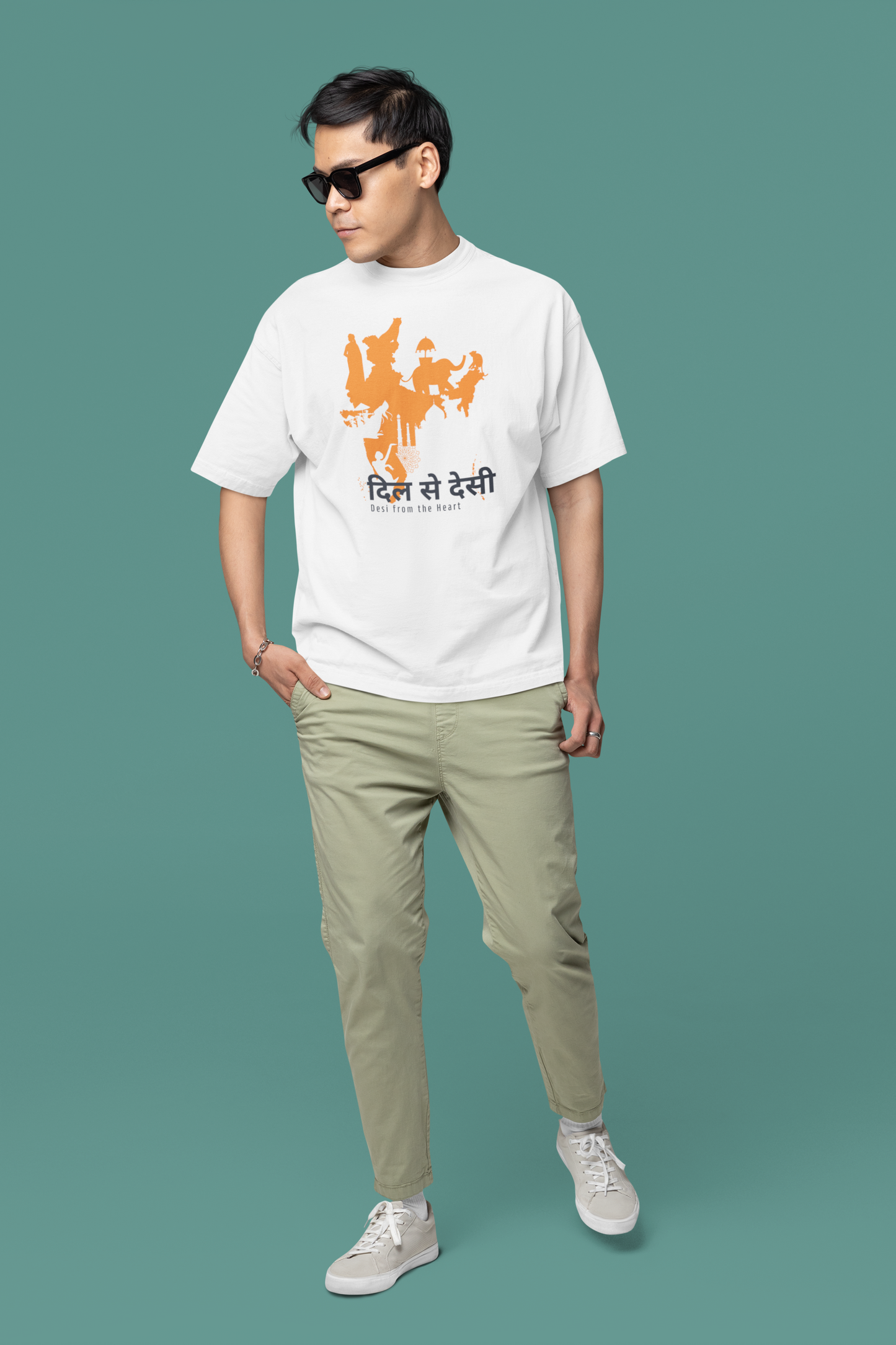 Desi from the Heart Oversize T-shirt