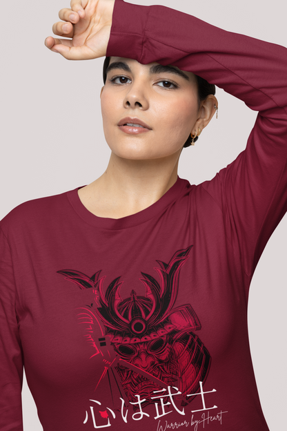 心は武士 Warrior by Heart Long Sleeve T-shirt