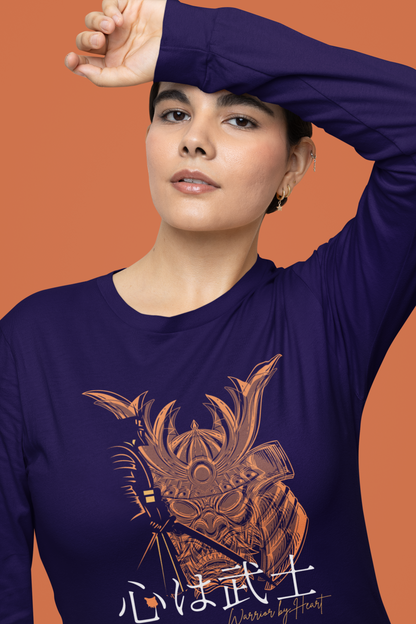 心は武士 Warrior by Heart Long Sleeve T-shirt