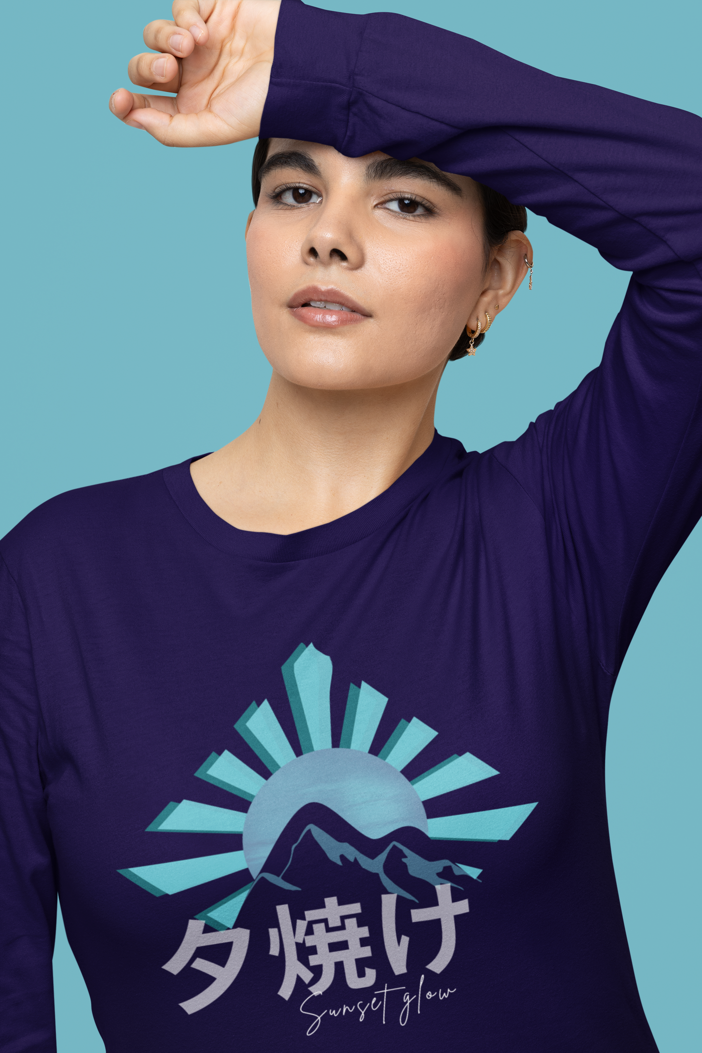 夕焼け Sunset Glow Long Sleeve Shirt
