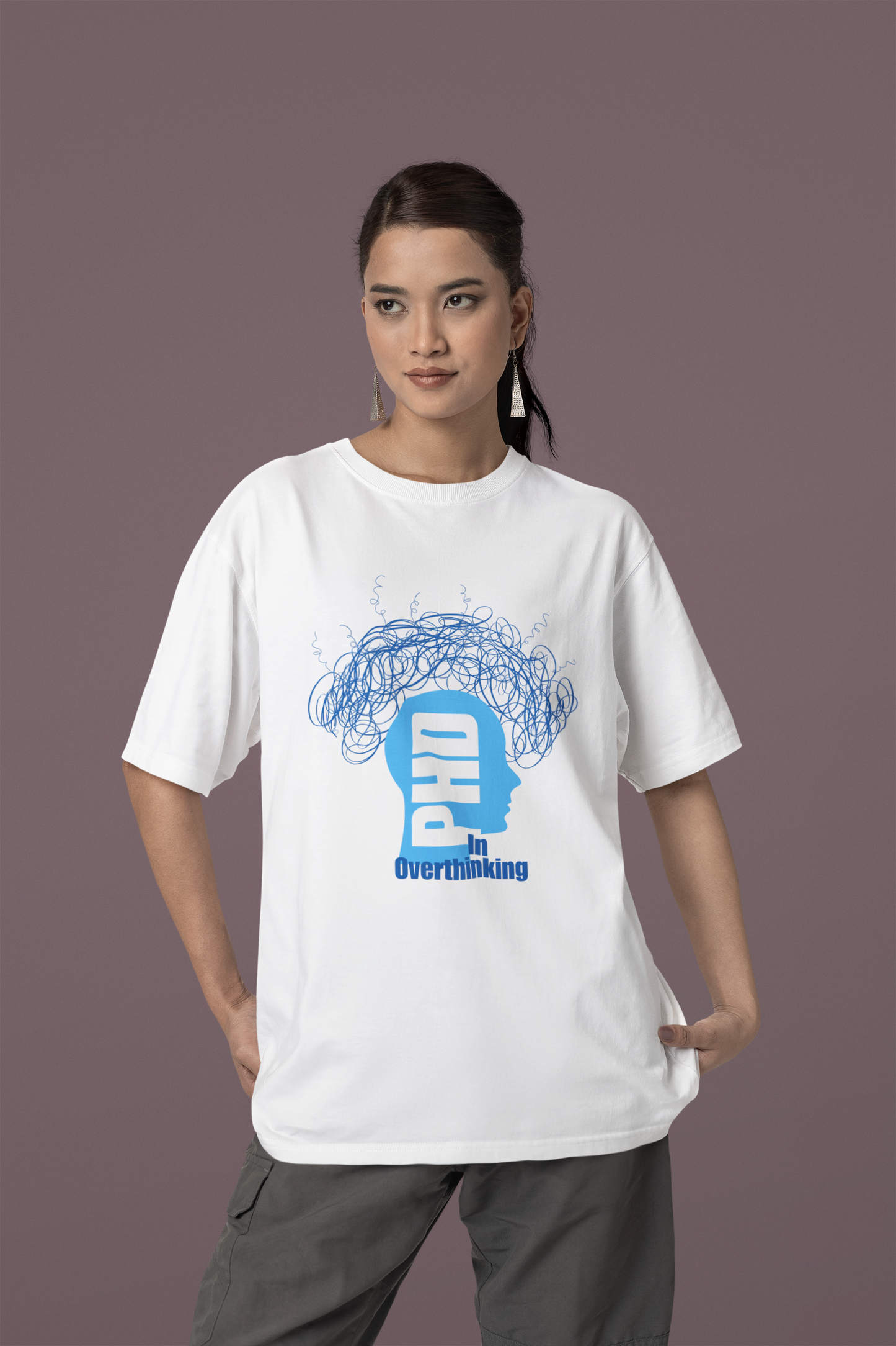 PHD in Overthinking Oversize T-shirt
