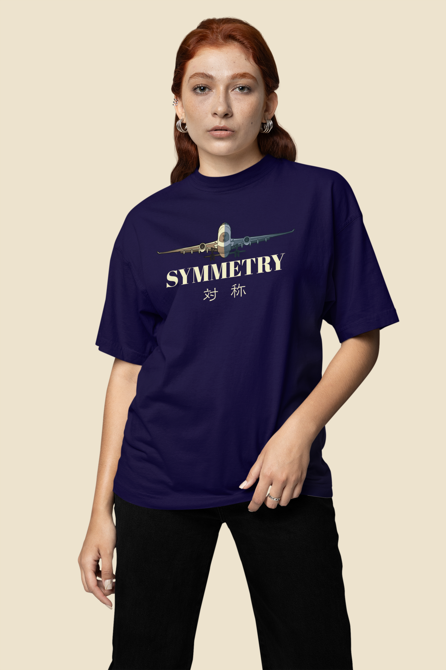 対称 Symmetry Oversize T-shirt