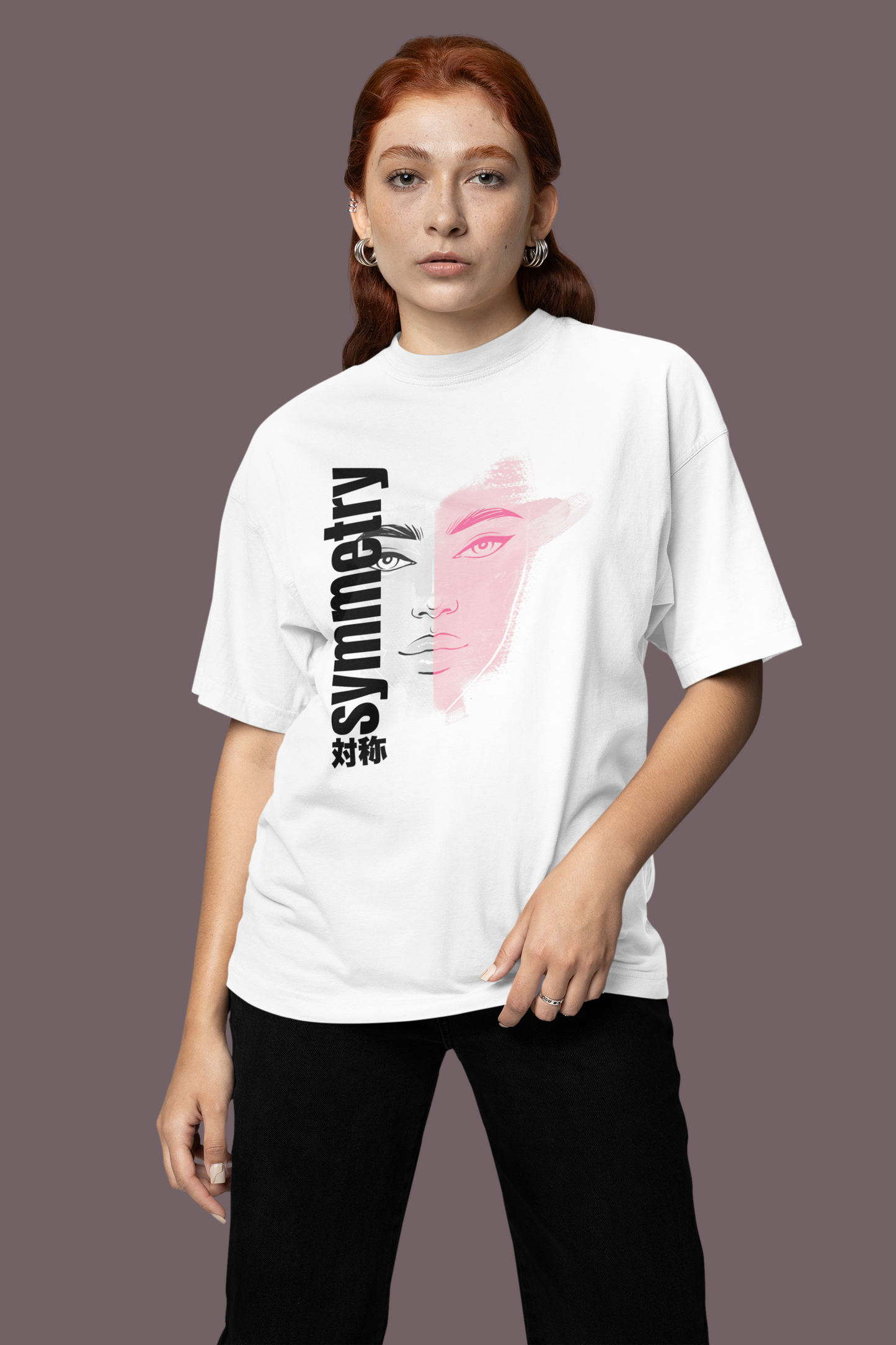 対称 Symmetry Oversize T-shirt