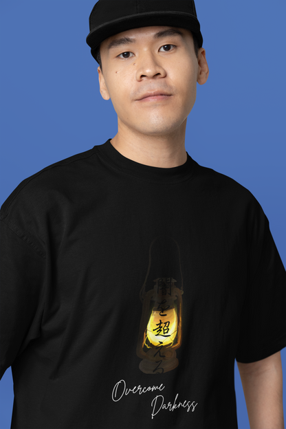 闇を超える Overcome the Darkness Oversize T-shirt