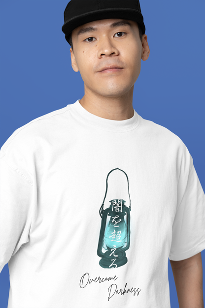 闇を超える Overcome the Darkness Oversize T-shirt
