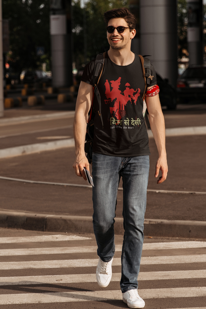 Desi from the Heart Slim Fit T-shirt