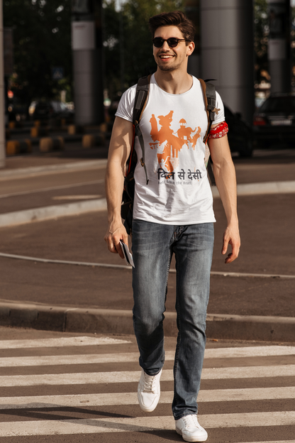 Desi from the Heart Slim Fit T-shirt