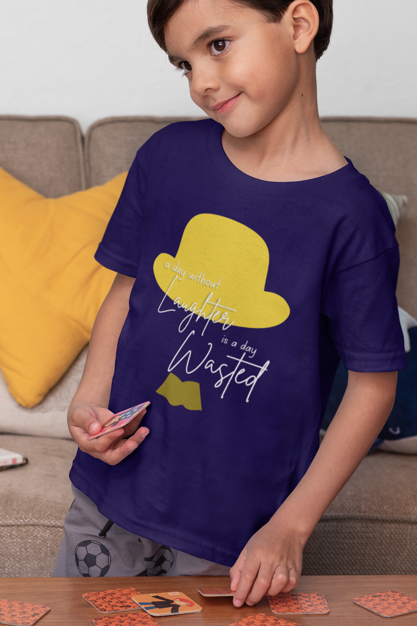 A day without laughter Short Sleeve T-shirt
