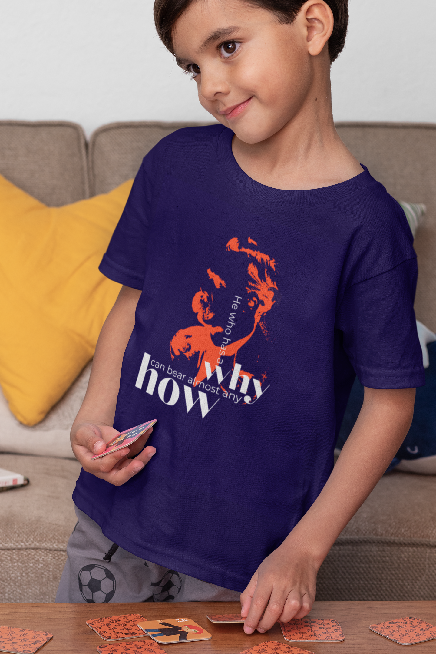 He Who Has a Why Short Sleeve T-shirt