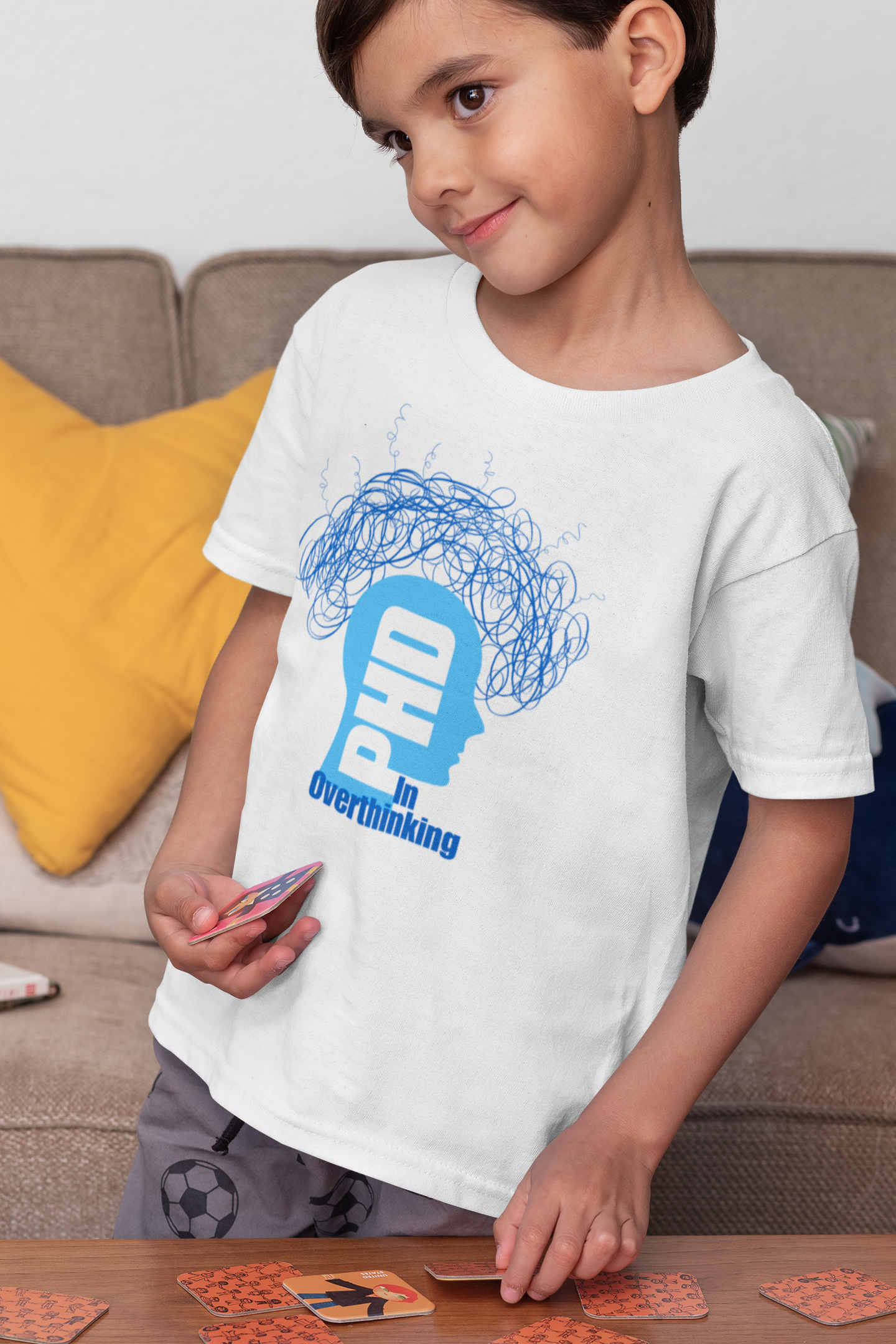 PHD in Overthinking Short Sleeve T-shirt