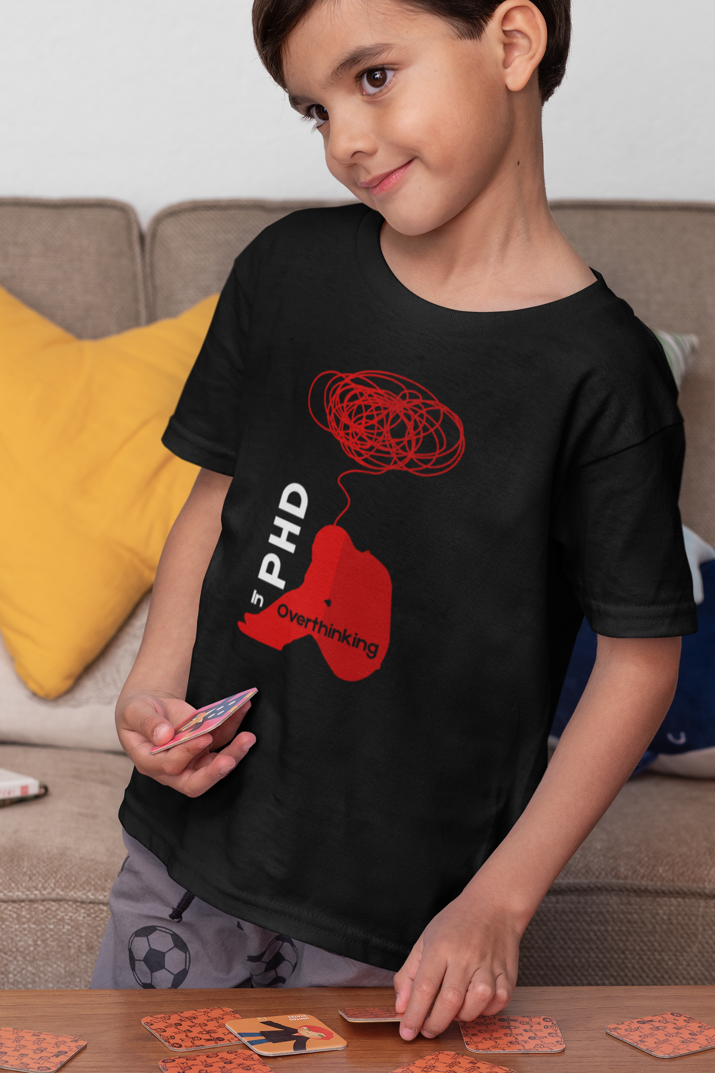 PHD in Overthinking Short Sleeve T-shirt