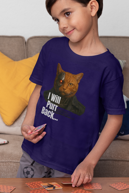 I Will Purr Back Short Sleeve T-shirt