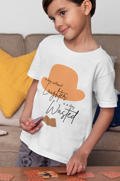 A day without laughter Short Sleeve T-shirt