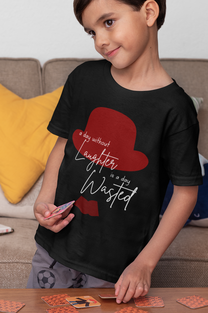 A day without laughter Short Sleeve T-shirt