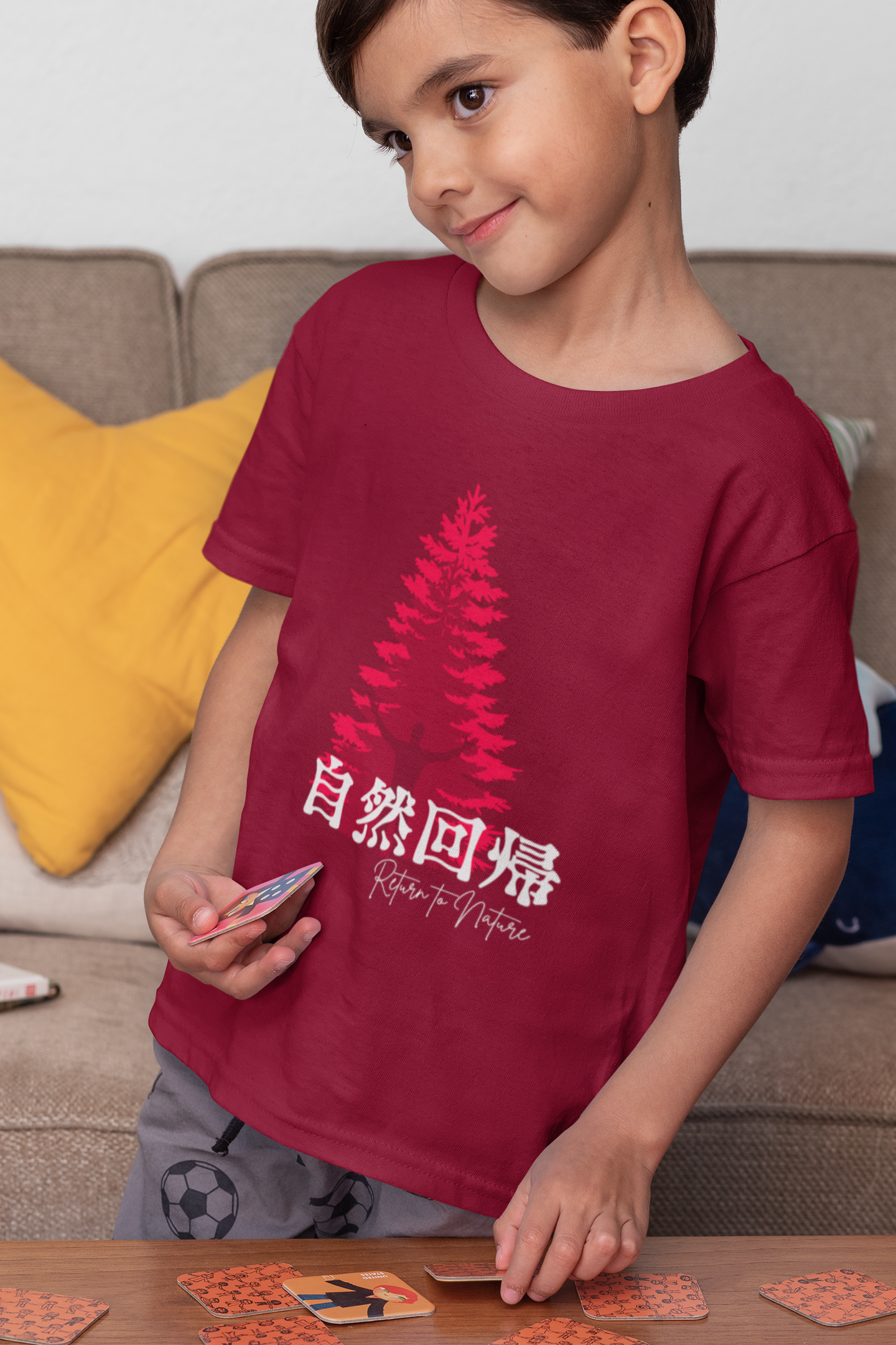 自然回帰 Return to Nature Short Sleeve T-shirt