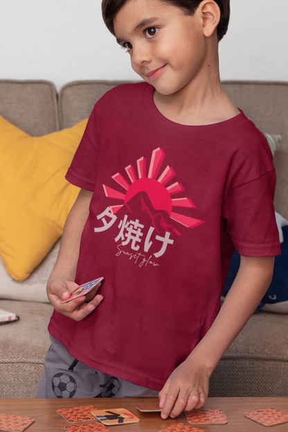 夕焼け Sunset Glow Short Sleeve T-shirt
