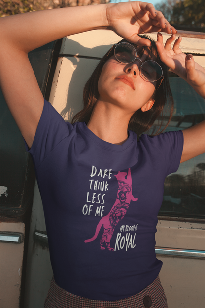 Dare Think Less of Me Short Sleeve T-shirt