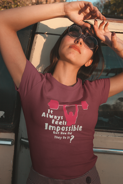 It Always Feels Impossible Short Sleeve T-shirt