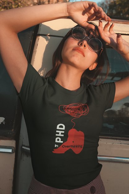 PHD in Overthinking Short Sleeve T-shirt