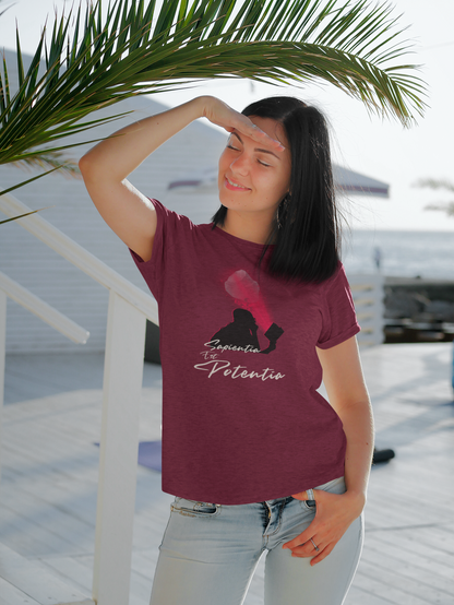 Sapientia Est Potentia Short Sleeve T-shirt