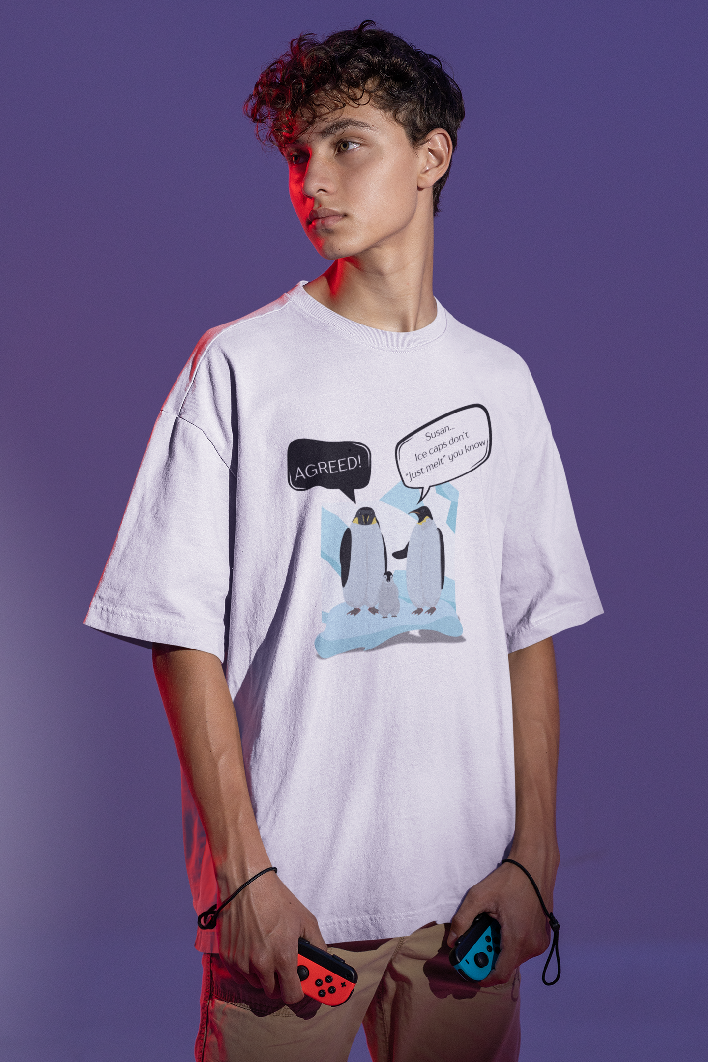 Ice Caps Don't Just Melt Oversize T-shirt