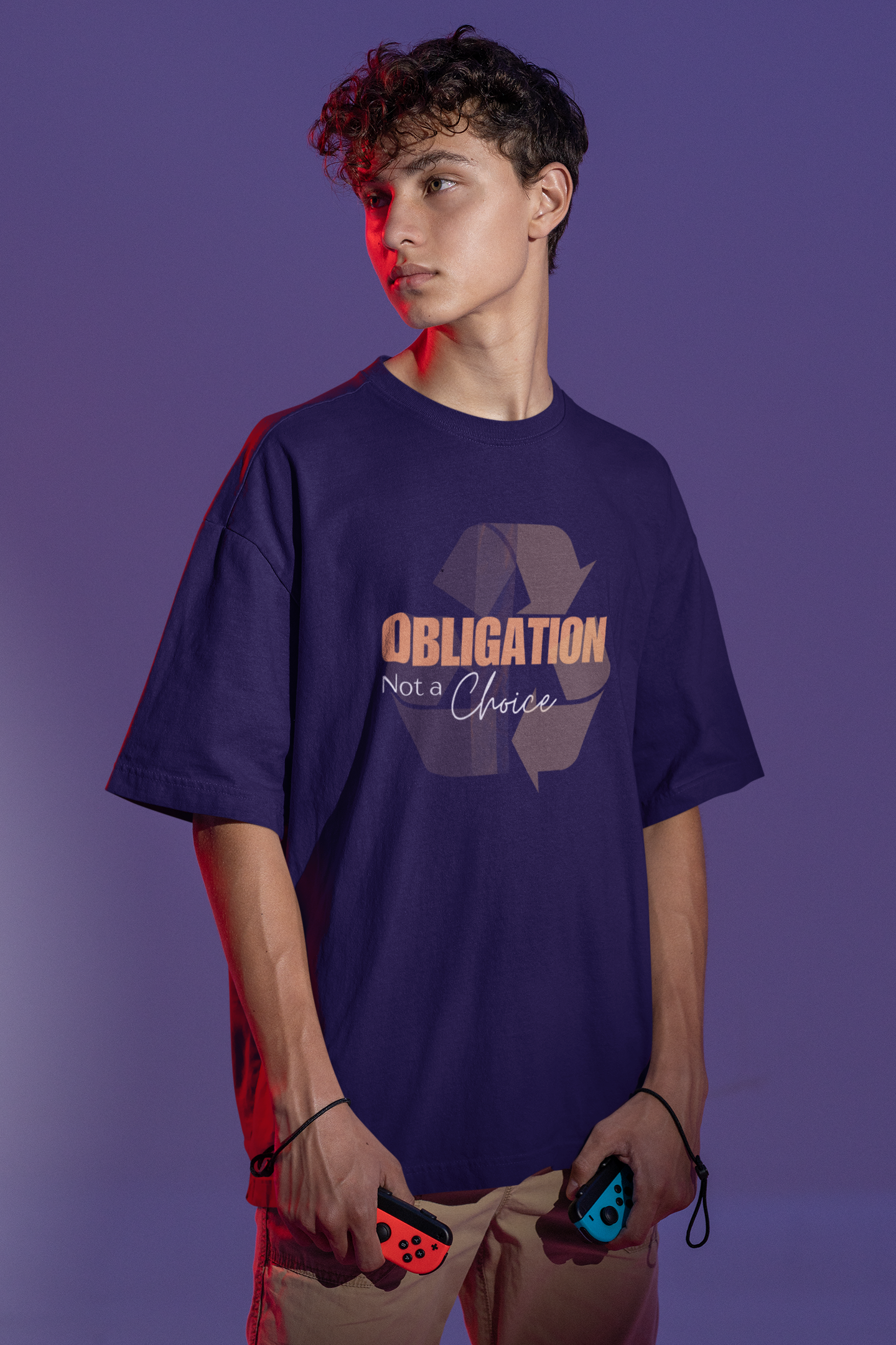 Obligation Not a Choice Oversize T-shirt