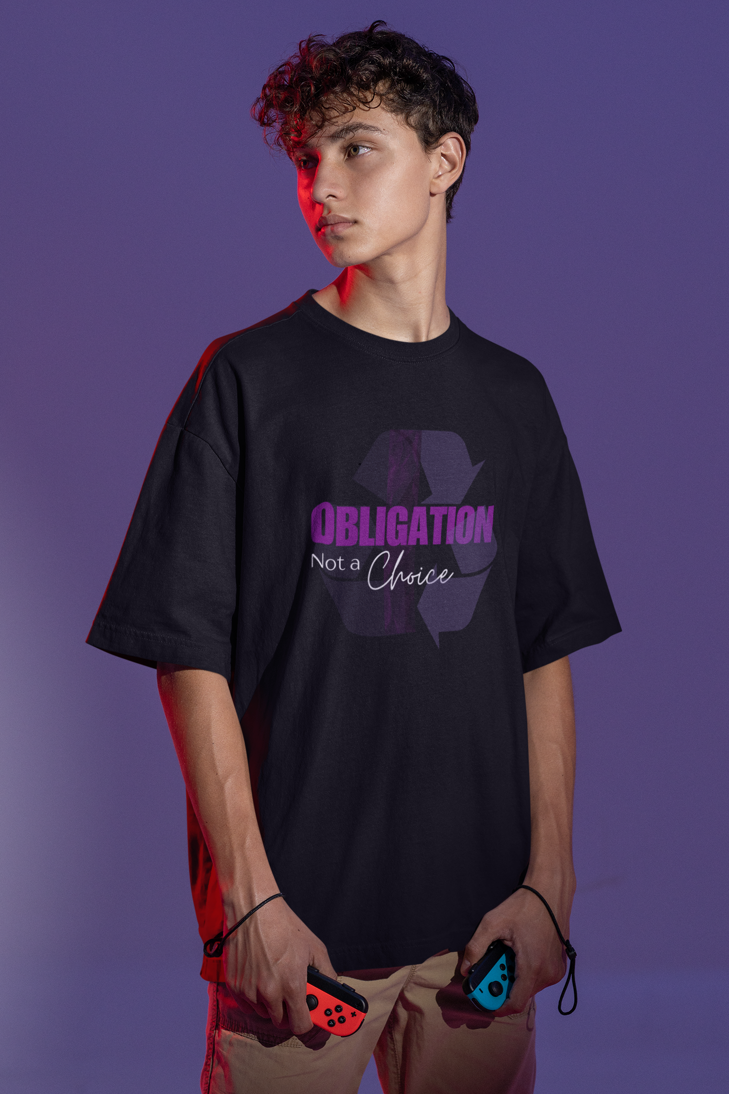 Obligation Not a Choice Oversize T-shirt
