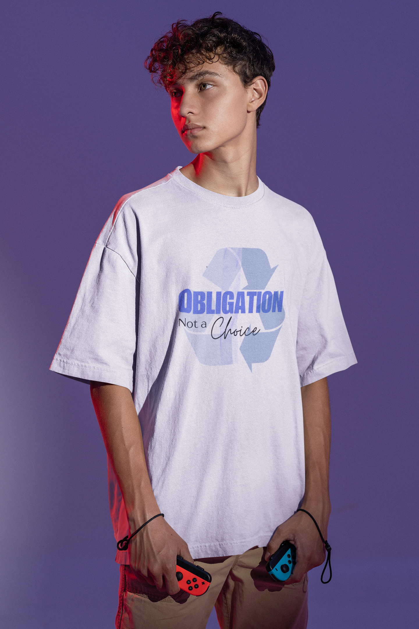 Obligation Not a Choice Oversize T-shirt
