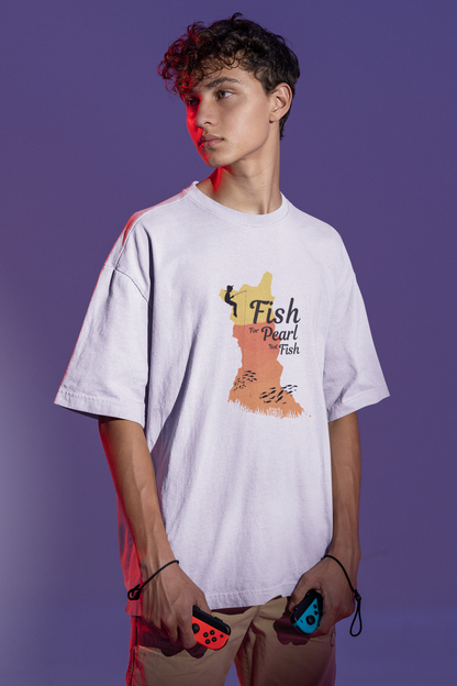 Fish for Peals not Fish Oversize T-shirt
